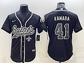Men's New Orleans Saints #41 Alvin Kamara Black Reflective Limited Stitched Football Jersey,baseball caps,new era cap wholesale,wholesale hats
